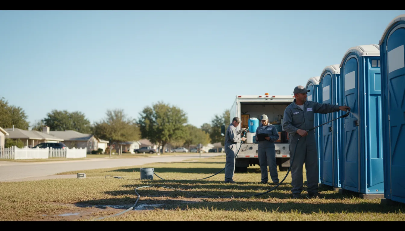 Long-Term Portable Toilet Rental in Sidney, IA near me